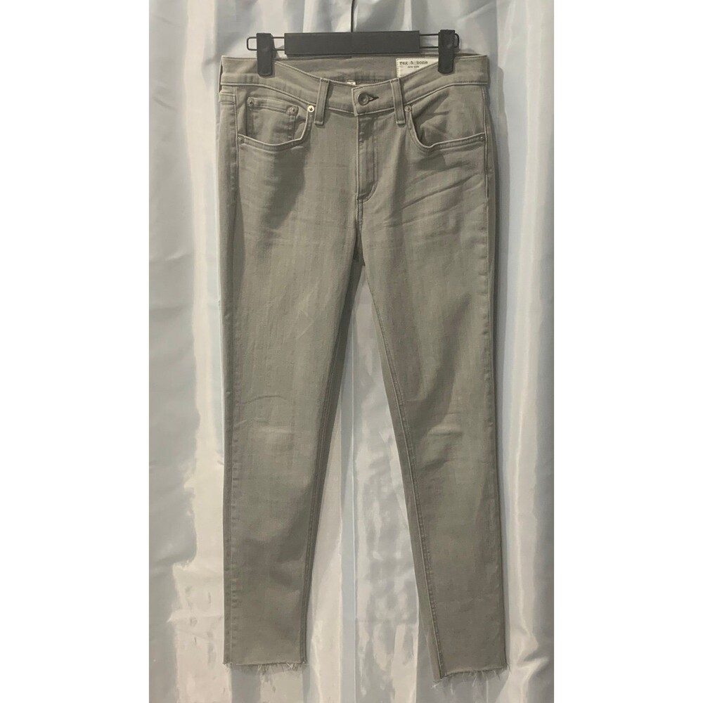 Rag & Bone Ankle Skinny Women's Size 28 Light Wash Grey Jeans